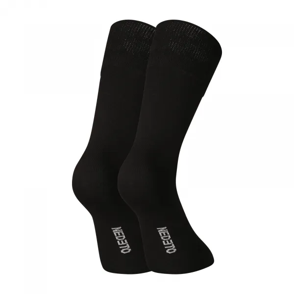 3PACK ponožky Nedeto vysoké medic čierné (3PMV001) M
