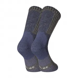 3PACK ponožky Nedeto vysoké zimné modré (3NWM1) M