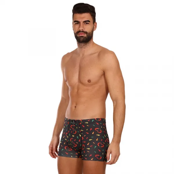 Pánske boxerky Lonka viacfarebné (Kevin-Peppers) M, trenky
