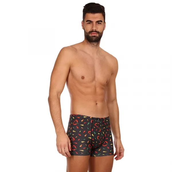 Pánske boxerky Lonka viacfarebné (Kevin-Peppers) M, trenky