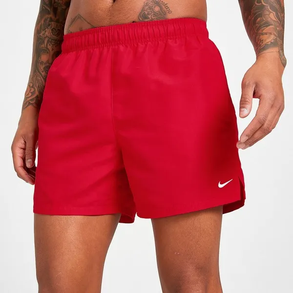 Nike ESSENTIAL 5 Pánske šortky do vody, červená, veľkosť