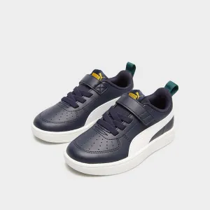 Puma RICKIE AC+PS Detská voľnočasová obuv, tmavo modrá, veľkosť 31.5