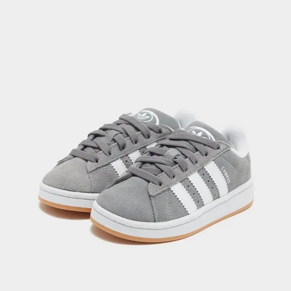 adidas Campus 00s Elastic Lace Kids "Grey Three Cloud White" (JI4330)