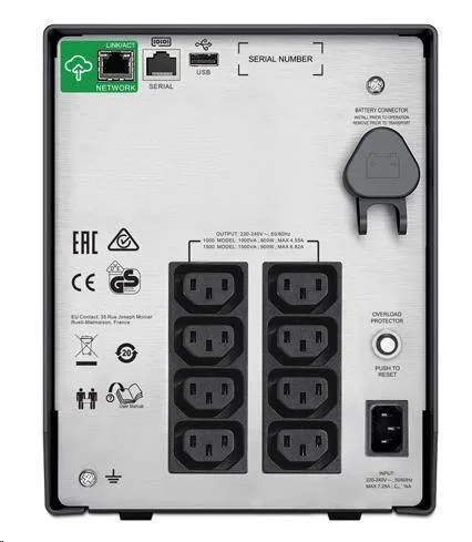 APC Smart-UPS C 1000VA LCD 230V so SmartConnect (600W)