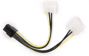 GEMBIRD Napájací kábel interný 2x 5,25"(F) + PCI Express 6pin