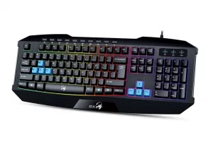 Genius GX GAMING Scorpion K215, klávesnice CZ/SK, herní, odolná proti polití typ drátová (USB), černá