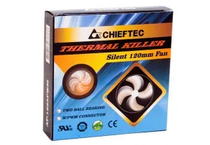 Ventilátor CHIEFTEC AF-1225PWM, 120x120x25 mm, 2-guličkový, PWM