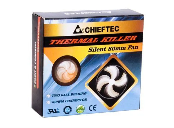 Ventilátor CHIEFTEC AF-0825PWM, 80x80x25 mm, PWM