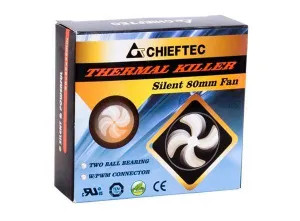 Ventilátor CHIEFTEC AF-0825PWM, 80x80x25 mm, PWM