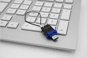 VERBATIM Flash disk 32 GB Store 'n' Go Dual Drive USB 3.0/USB Type-C, modrá