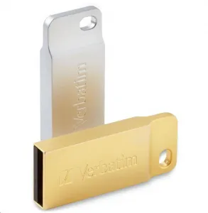 VERBATIM Flash Disk 64GB Metal Executive, USB 2.0, strieborná