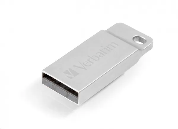VERBATIM Flash Disk 64GB Metal Executive, USB 2.0, strieborná