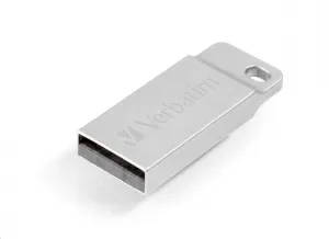 VERBATIM Flash Disk 64GB Metal Executive, USB 2.0, strieborná