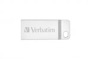 VERBATIM Flash Disk 64GB Metal Executive, USB 2.0, strieborná