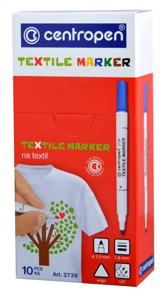 Popisovač CENTROPEN 2739 Textile - ružový