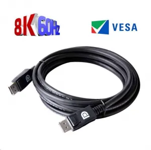 Club3D DisplayPort kábel 1.4, HBR3, 8K60Hz (M/M), 3m