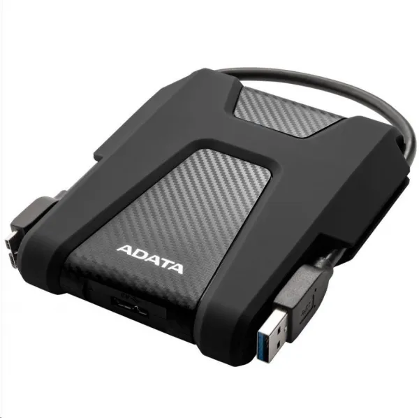 A-Data Externý pevný disk ADATA 2TB 2,5" USB 3.1 AHD680, čierna (guma, odolná voči nárazom)