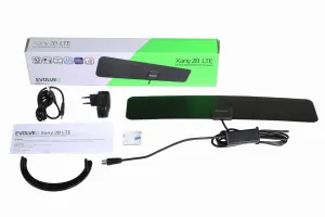 EVOLVEO Xany 2B LTE 230/5V, 43dBi aktivní pokojová anténa DVB-T/T2, LTE filtr