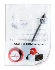 GEMBIRD CABLEXPERT Adaptačný kábel USB-C na HDMI (F)