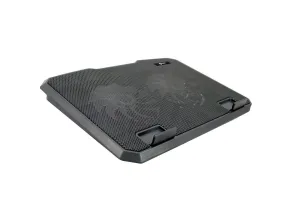 Chladiaca podložka C-TECH pre CLP-140, 15,6", 2x 140 mm, 2x USB, modré podsvietenie