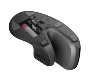 TRUST Verro Bezdrôtová ergonomická myš, čierna