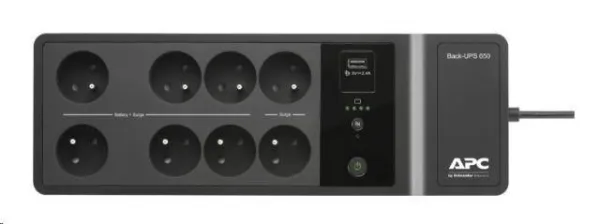 APC Back-UPS 650VA, 230V, 1USB nabíjací port (400W)