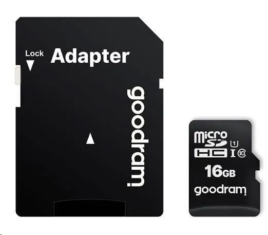 Karta pamäťová GOODRAM microSD 16GB s adaptérom