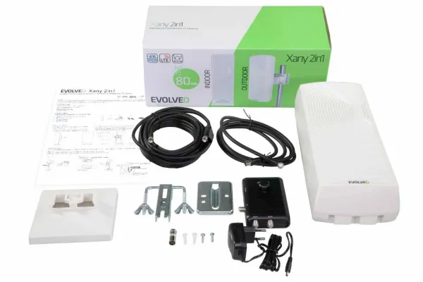 EVOLVEO Xany 2in1,  aktivní venkovní/pokojová anténa DVB-T2, LTE filtr