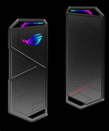 ASUS ROG STRIX ARION SSD NVME AURA case, USB-C 3.2, M.2 NVMe SSD kovový box, délka 30-80 mm, AURA RGB 90DD02H0-M09000