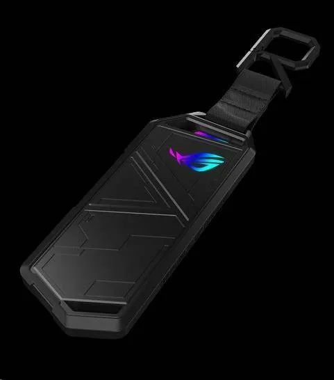 ASUS ROG STRIX ARION SSD NVME AURA case, USB-C 3.2, M.2 NVMe SSD kovový box, délka 30-80 mm, AURA RGB 90DD02H0-M09000