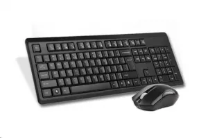 Súprava A4tech 4200N je bezdrôtová. kľúče. + bezdrôtové pripojenie. Optická myš V-Track,CZ/US, USB