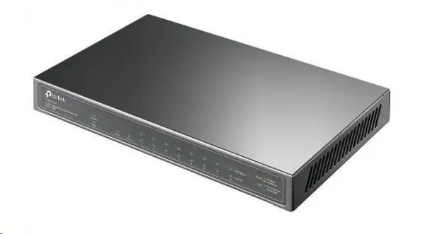 TP-Link CCTV switch TL-SG1210P (8xGbE, 1xGbE uplink, 1xSFP, 8xPoE+, 63W, fanless)