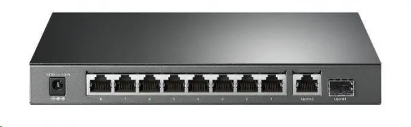 TP-Link CCTV switch TL-SG1210P (8xGbE, 1xGbE uplink, 1xSFP, 8xPoE+, 63W, fanless)