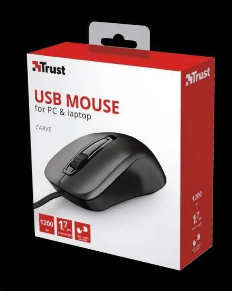 Myš TRUST Carve USB