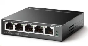 TP-Link switch TL-SG1005LP (5xGbE, 4xPoE+, 40W, fanless)