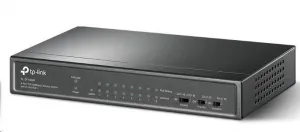 TP-Link CCTV switch TL-SF1009P (8x100Mb/s, 1x100Mb/s uplink, 8xPoE+, 65W, fanless)