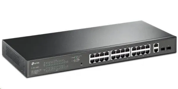 TP-Link Easy Smart switch TL-SG1428PE (26xGbE, 2xSFP, 24xPoE+, 250W)