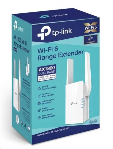 TP-Link RE605X [AX1800 Wi-Fi Extender]