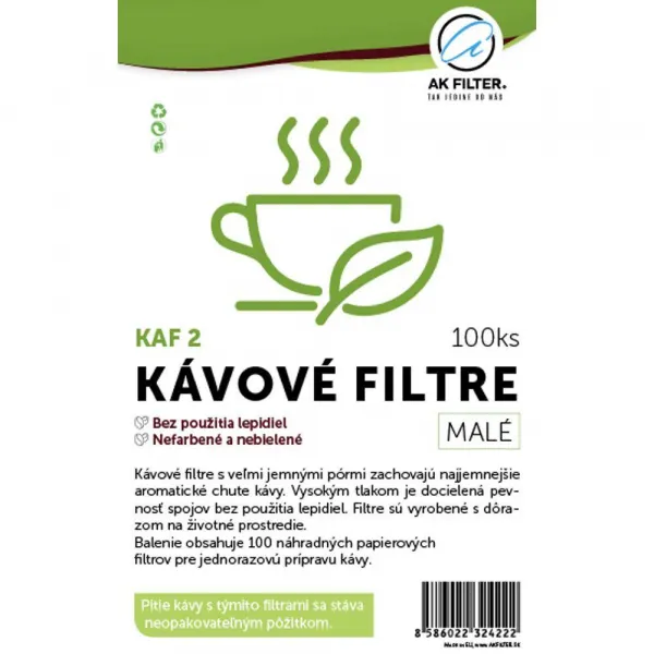 AK KAF 2 kávové fitre AK