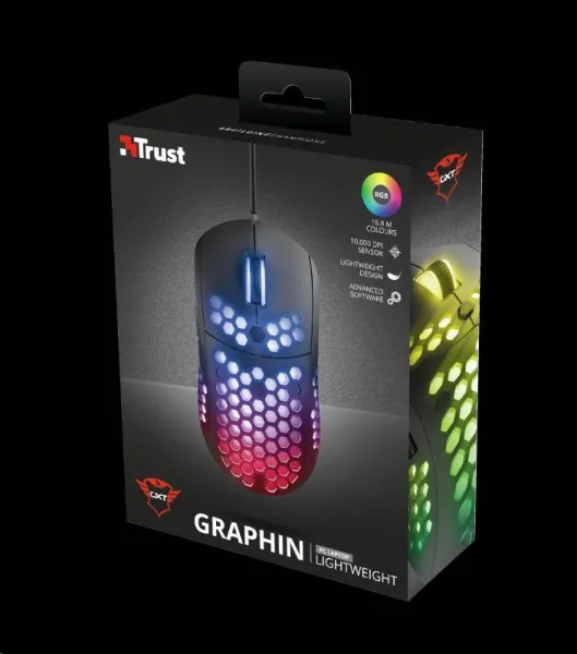 Ultraľahká herná myš TRUST GXT 960 Graphin