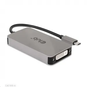 Club 3D Aktívny USB adaptér Club3D 3.2 Dvojlinkové prepojenie DVI-D typu C 4K30Hz pre Apple Cinema Display, HDCP vypnuté