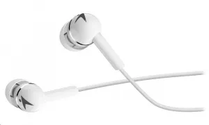 Genius HS-M300, sluchátka s mikrofonem, bez ovládání hlasitosti, bílá, 2.0, špuntová, 3.5 mm jack