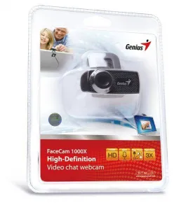 GENIUS webová kamera FaceCam 1000X V2/ HD/ 720P/ USB2.0/ UVC/ mikrofón