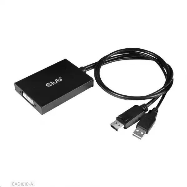 Club 3D Club3D Adaptér aktivní DisplayPort na Dual Link DVI-D, USB napájení, 60cm, HDCP off, pro Apple Cinema displeje