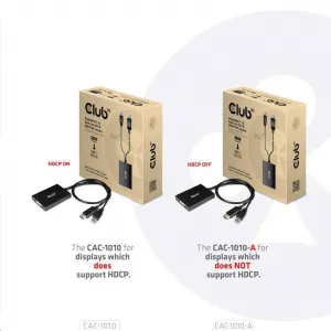 Club 3D Club3D Adaptér aktivní DisplayPort na Dual Link DVI-D, USB napájení, 60cm, HDCP off, pro Apple Cinema displeje