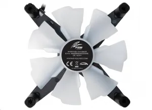 EVOLVEO Ptero 12CR, PWM, 4pin, LED červená, 12V ventilátor 120mm