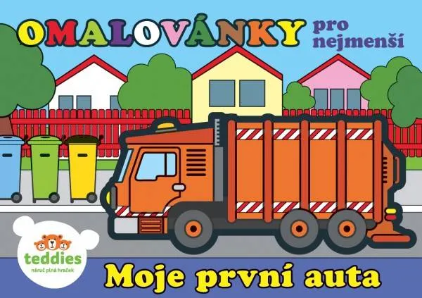 Omaľovánky Moje prvé autá 8 listov