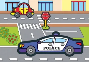 Omaľovánky Moje prvé autá 8 listov