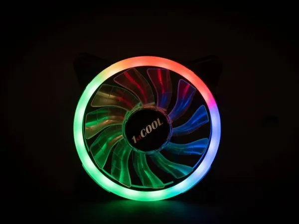 1stCOOL Ventilátor AURA EVO Dual Ring ARGB 12cm