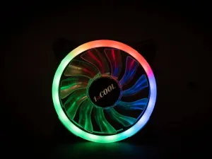 1stCOOL Ventilátor AURA EVO Dual Ring ARGB 12cm
